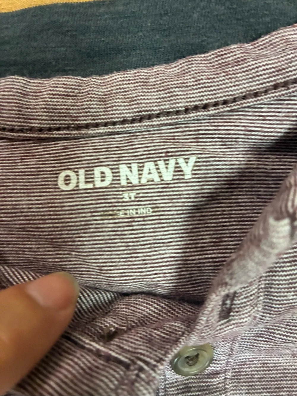 Old Navy Boys Long-Sleeve Stripe & Solid Tee Mix - Blue, Green, Yellow, Gray